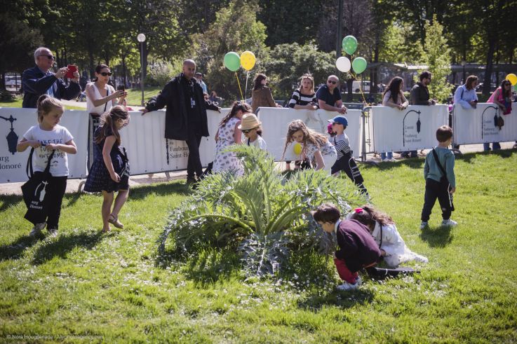 Chasse aux oeufs de Pâques gratuite dans le Jardin des Champs-Elysées 2019