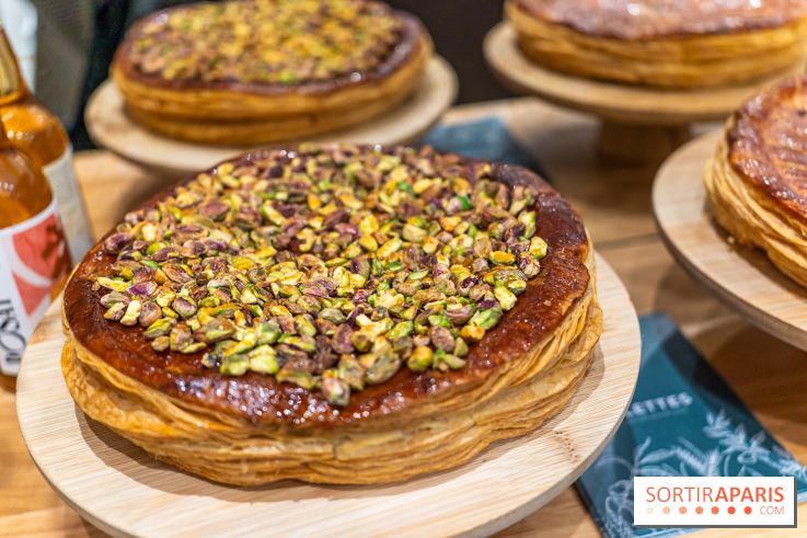 Les galettes des Rois frangipane Amande et Pistache chez Jardin Sucré 2024
