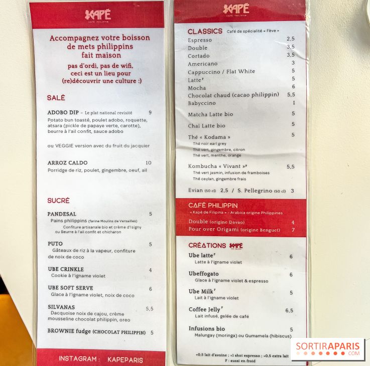 Kapé, le coffee shop insolite philippin à Paris