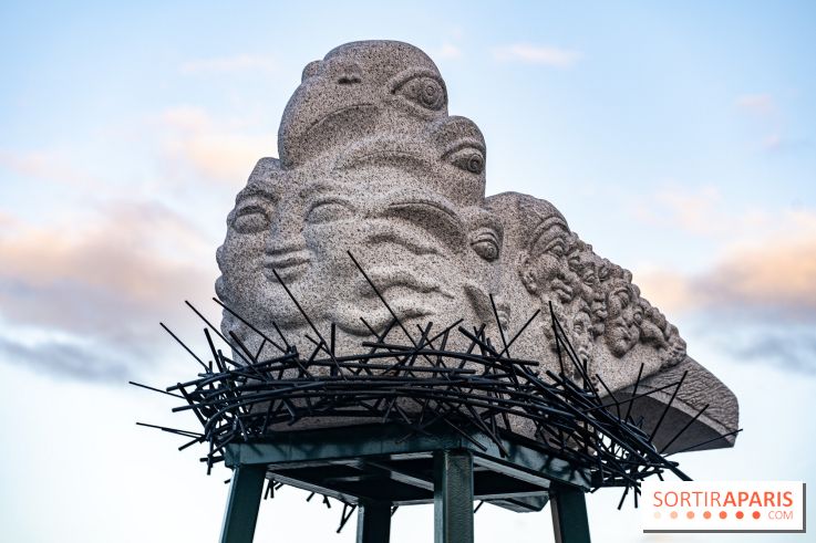 Insolite à Paris : quel est cette sculpture sur nid sur le pont du Carrousel ?