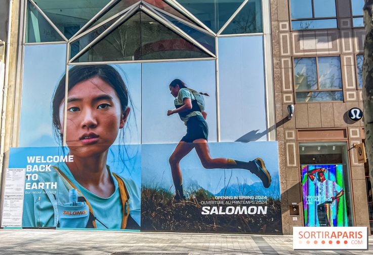 Citroën C42 champs-Elysée remplacé par une boutique Salomon