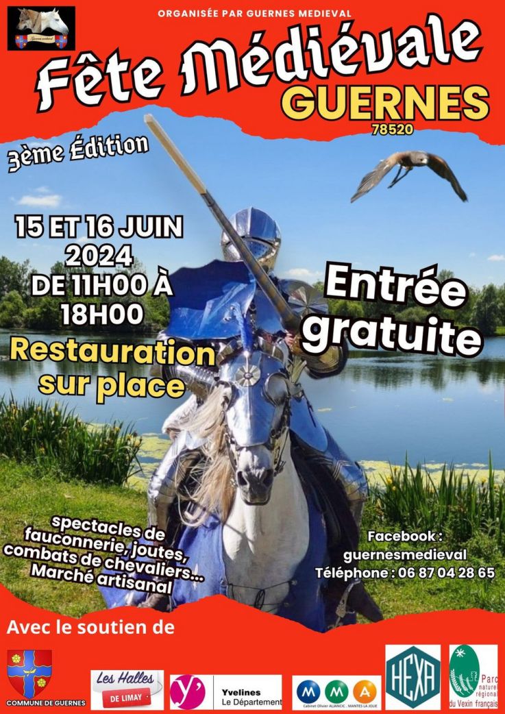 Une fête médiévale gratuite à Guernes dans les Yvelines ce week-end