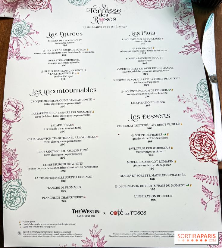 La Terrasse des Roses du Westin Paris Vendôme, la sublime terrasse qui nous fait voir la vie en rose