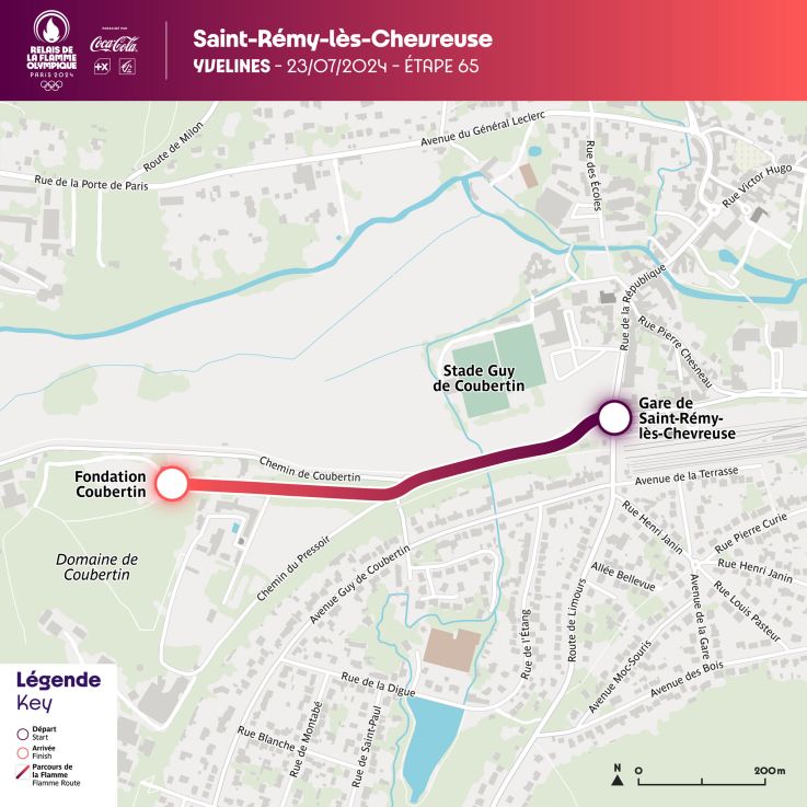 JO Paris 2024 : Le parcours de la flamme olympique dans les Yvelines : st Rémy les chevreuses, date et horaires