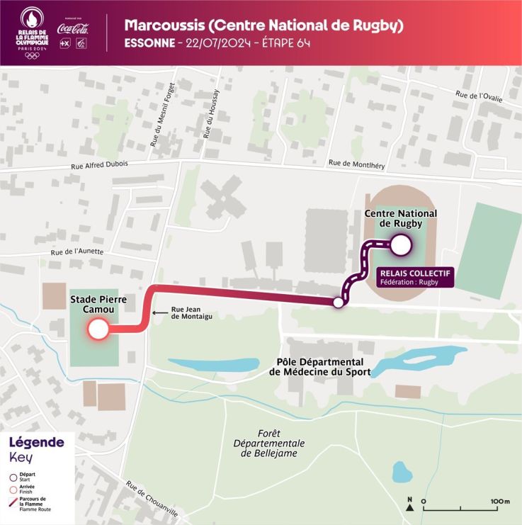 JO Paris 2024 : Le Parcours détaillé de la flamme Olympique en Essonne - Marcoussis