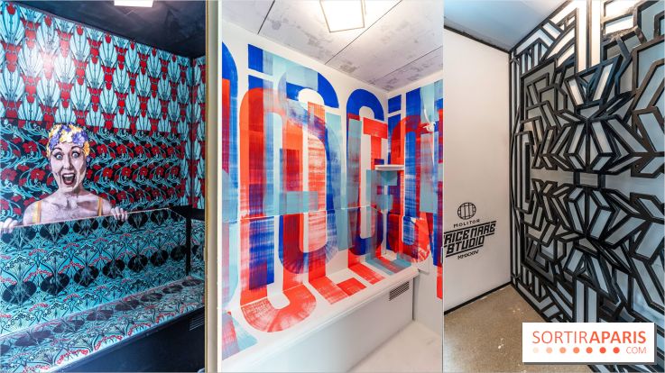 Les cabines de 70 artistes de la piscine Molitor se dévoile, l’exposition street-art insolite 