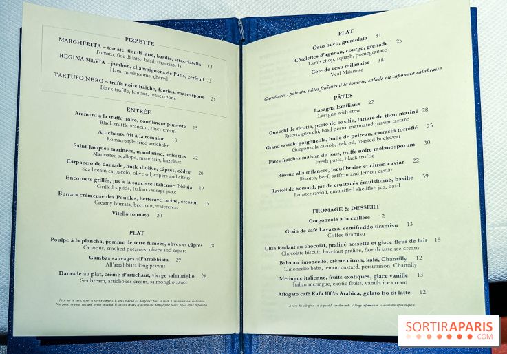 Ischia par Denny Imbroisi, découvrez le restaurant réconfortant Paris 15e - menu - carte