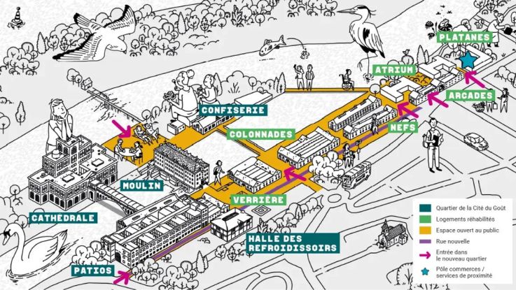 L’ancienne chocolaterie Menier à Noisiel se transforme en Cité du goût avec spa et hôtel de luxe