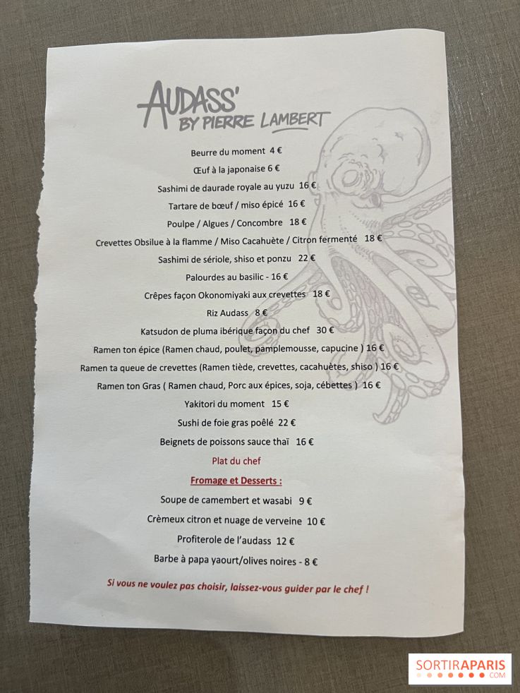 Audass', le restaurant izakaya fusion japonais à Asnières-sur-Seine
