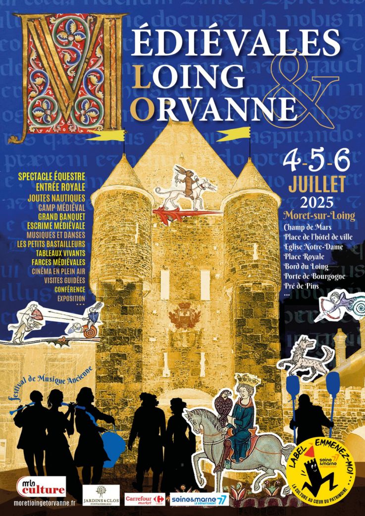 Les Médiévales De Moret-Loing-et-Orvanne 2025, le programme