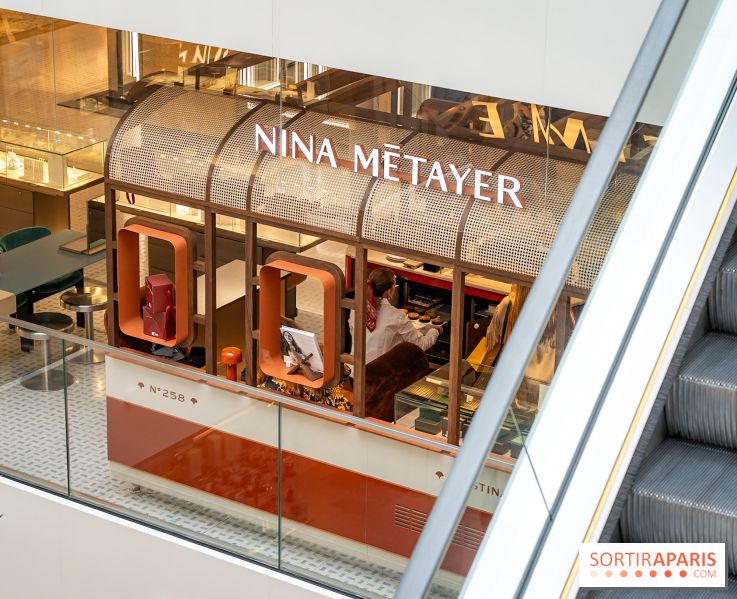 Nina Métayer ouvre "Destination Chocolat" à la Samaritaine