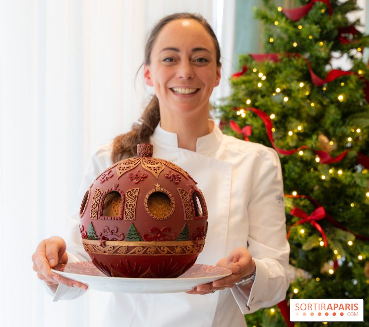 Nina Métayer ouvre "Destination Chocolat" à la Samaritaine