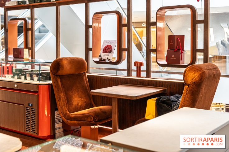 Nina Métayer ouvre "Destination Chocolat" à la Samaritaine