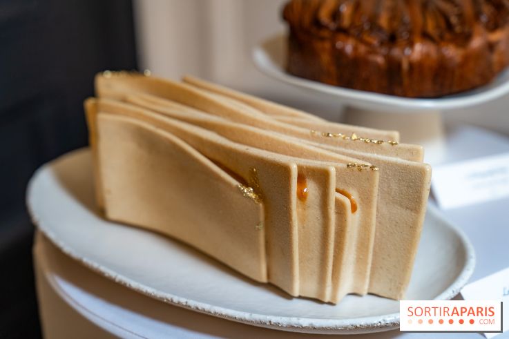 La Bûche de Noël Feuille à feuille du Burgundy Paris, un coup de cœur 2025