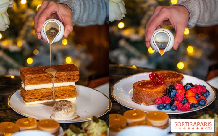 Le bar et salon de thé enchanté de Noël du George V 2025