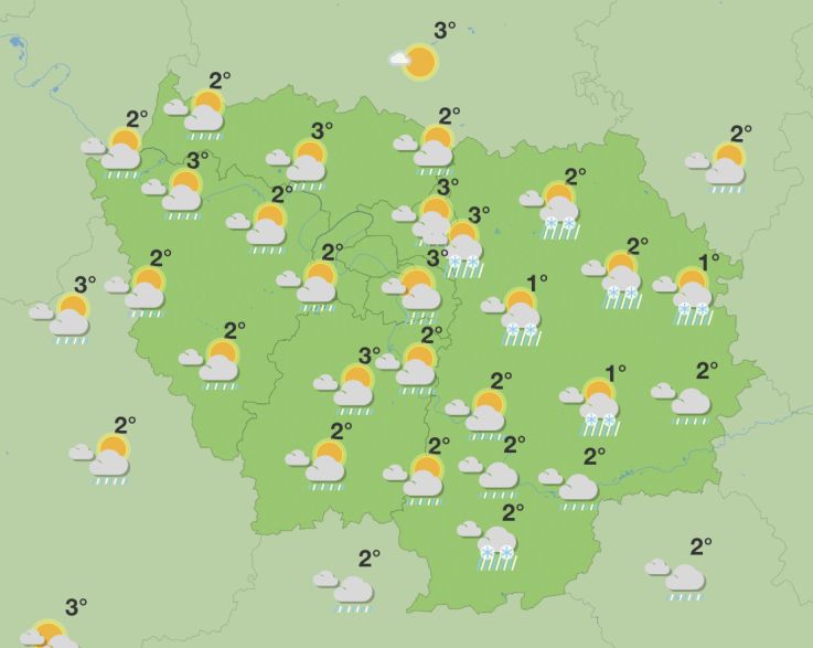 Neige et verglas en Île-de-France ce week-end : les prévisions