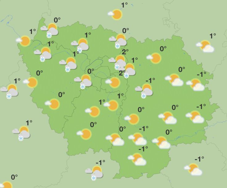 Neige et verglas en Île-de-France ce week-end : les prévisions
