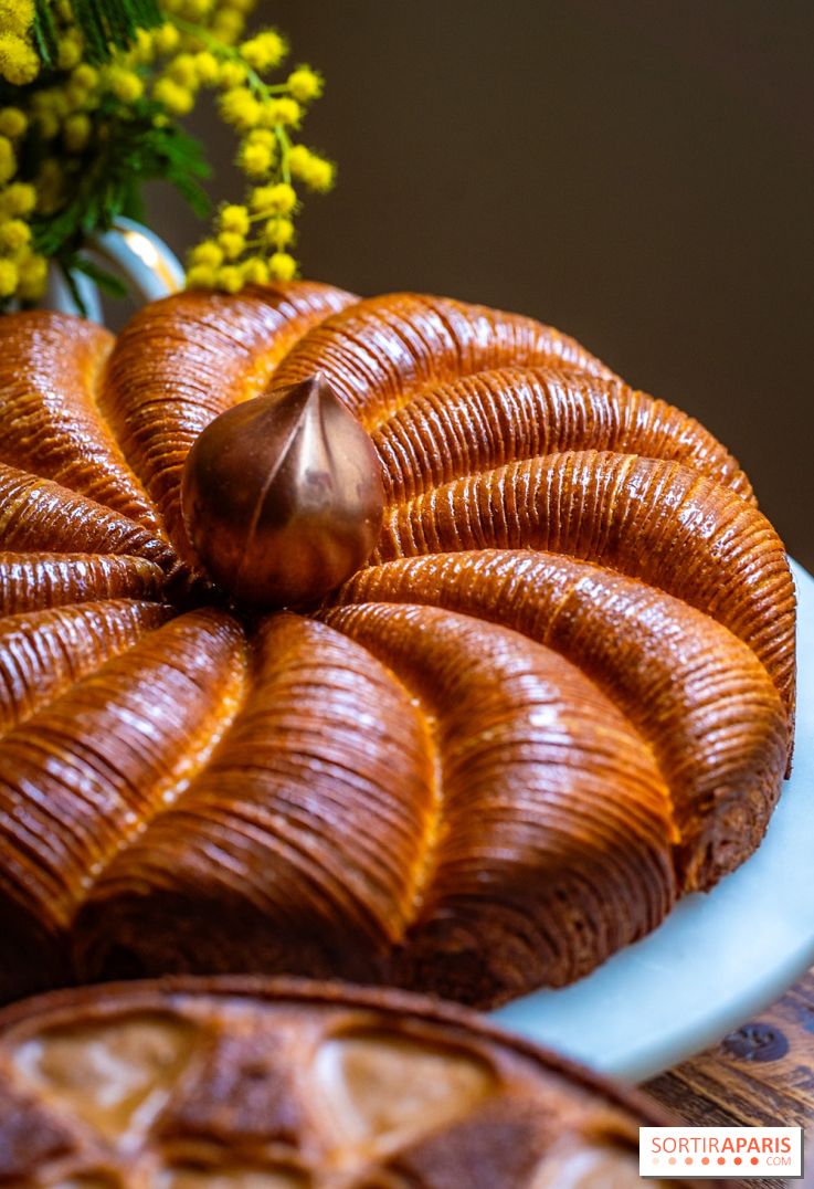 La sublime galette des Rois du Lutetia spéciale noisette