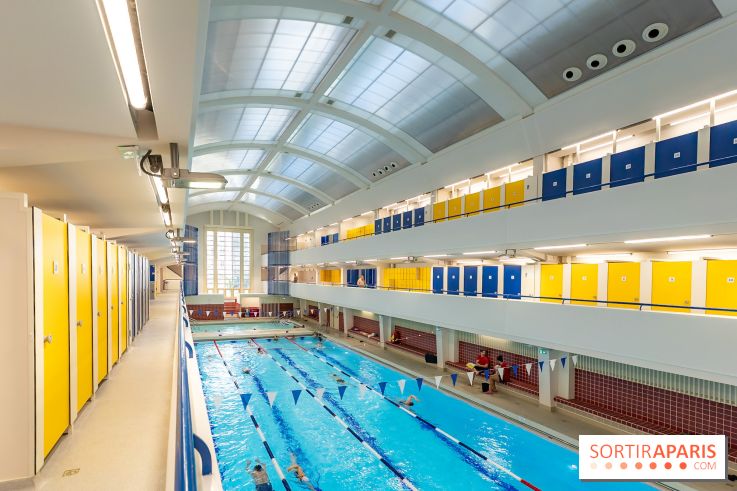 La piscine Château Landon, la plus  vieille piscine de Paris a rouvert ses portes dans le 10e