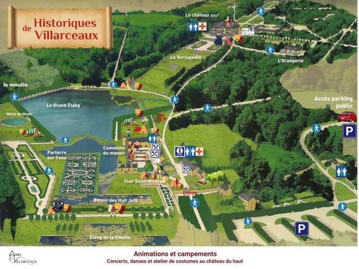 Les Historiques de Villarceaux 2026 : la grande fête médiévale et costumée gratuite du Château