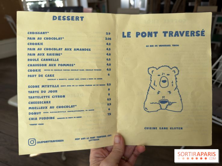 Le Pont Traversé, ce coffee shop douillet à la façade classée, se réinvente - carte - menu