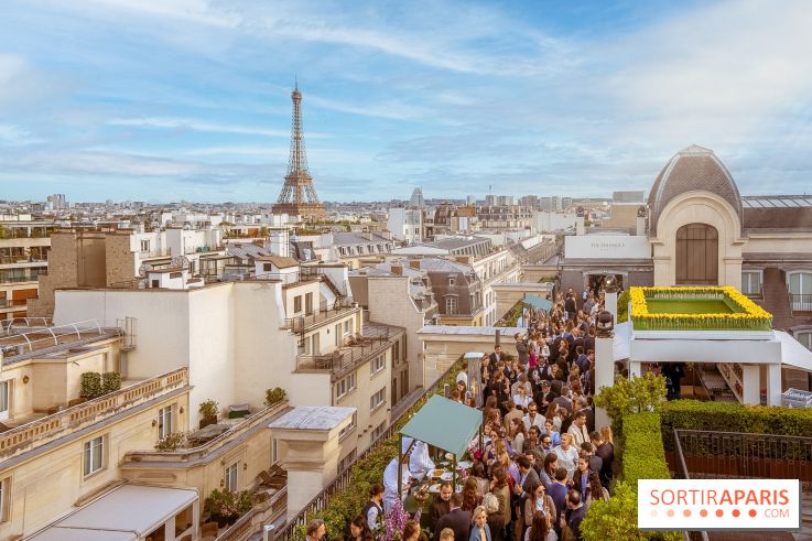 La terrasse en Rooftop du Peninsula Paris 2026, le bar perché à la vue exceptionnelle