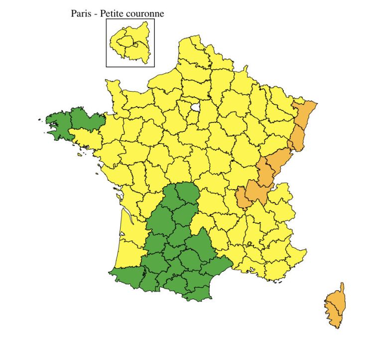 Orages : l'Île-de-France repasse en vigilance jaune vendredi 28 août