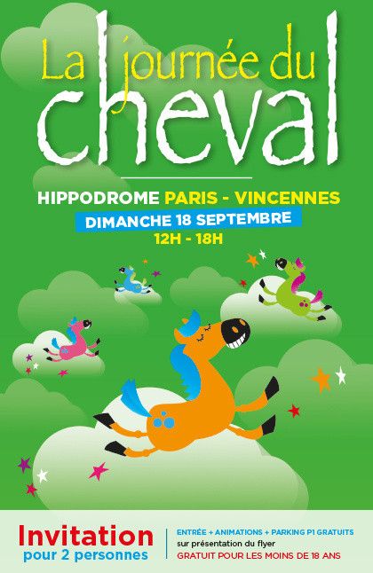 La Journée du Cheval à l'Hippodrome de Paris-Vincennes 2016, invitations gratuites