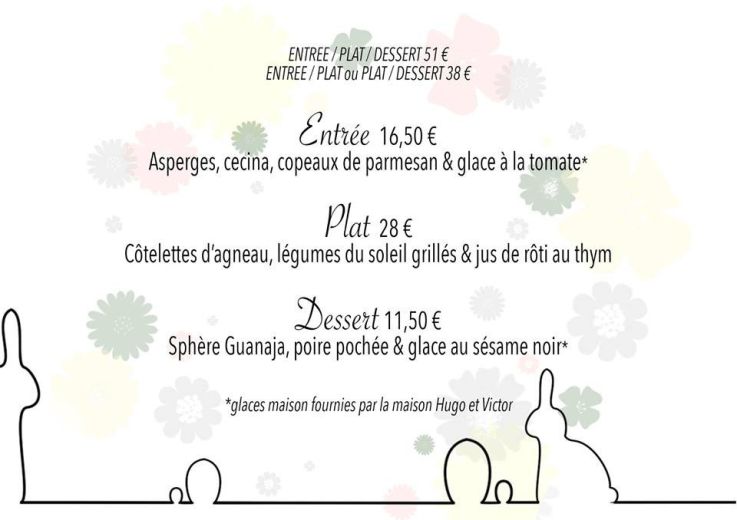 Chasse aux oeufs et menu de Pâques au Chalet des Iles Daumesnil