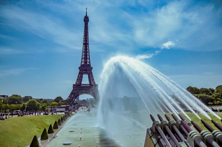 Les Parcs à Jets d'eau à Paris