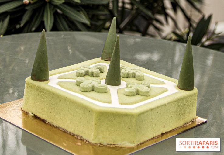 La Bûche Jardins de l'Auberge du jeu de Paume by Julien Lucas