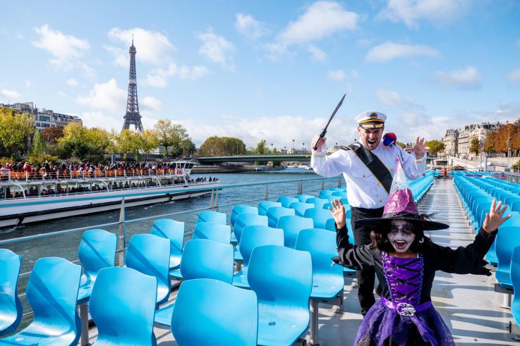 Halloween dans les Bateaux Mouches 