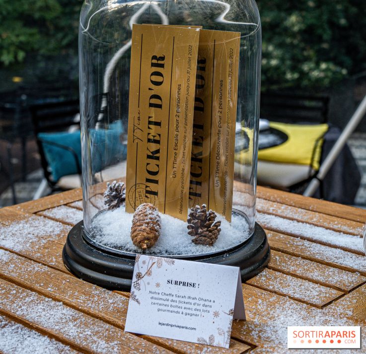 Bûche de Noël de Sarah Ifrah Ohana au Jardin Privé 2021