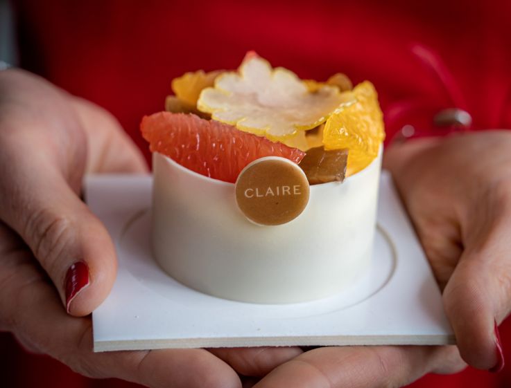 La Pâtisserie de Saint-Valentin 2022 de Claire Hetzler : le Cœur Yuzu