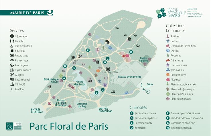 Le Parc Floral de Paris Vincennes, ses jardins sublimes et ses animations