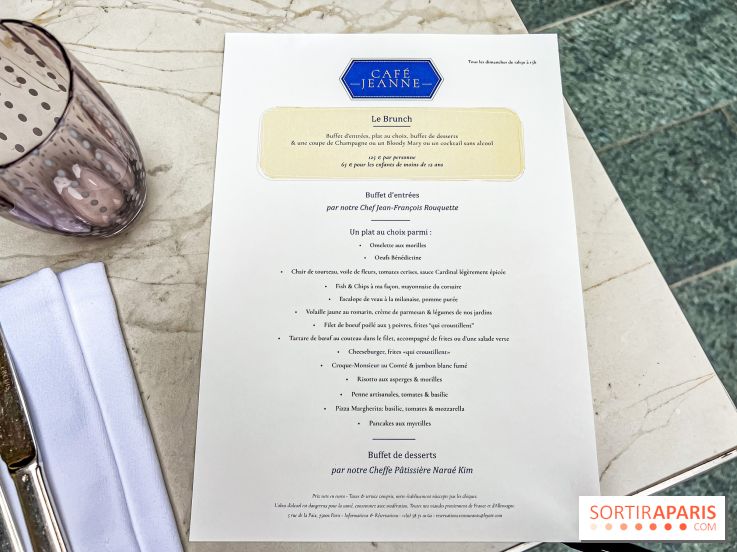 Le brunch chic et enchanté du Café Jeanne au Park Hyatt Paris Vendôme