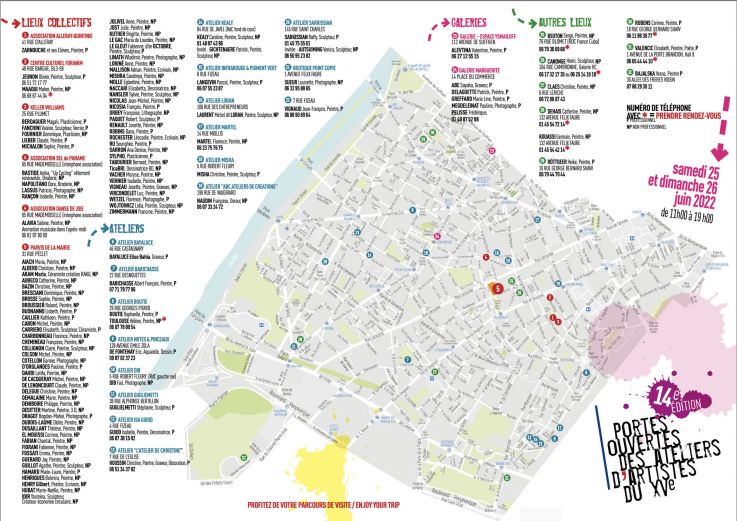 Portes Ouvertes des Ateliers d’Artistes du 15ème 2022