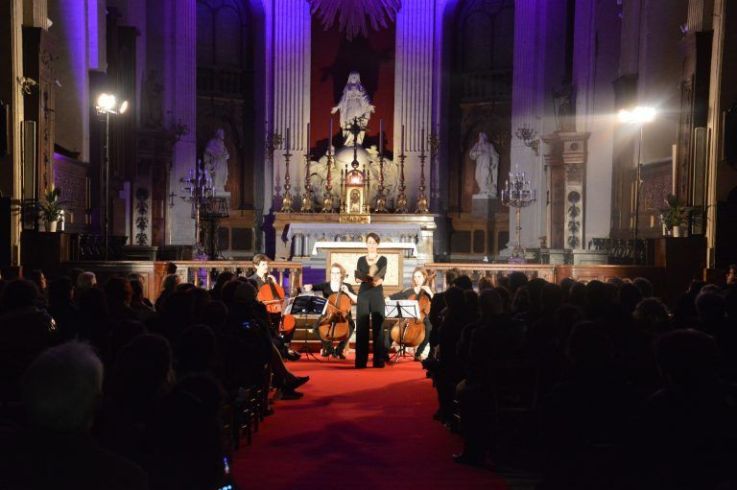 Nuit Blanche 2022 à Paris à l'église Notre Dame des Blanc Manteaux, concert pour l'Ukraine