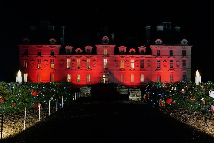 Noël au Château de Cheverny 2022, le décor féérique