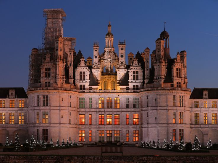 Noël au Château de Chambord 2022, décorations et illuminations