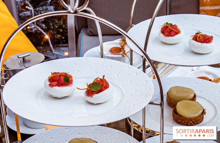Le nouveau tea time du Joy à l'Hôtel Fouquet's Paris - pavlova coco pamplemousse