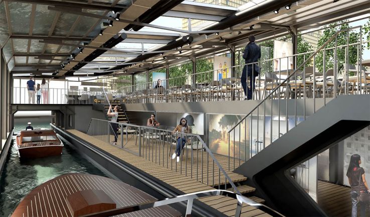 Quai de la Photo, le Nouveau Centre d'art flottant gratuit, sur la Seine à Paris