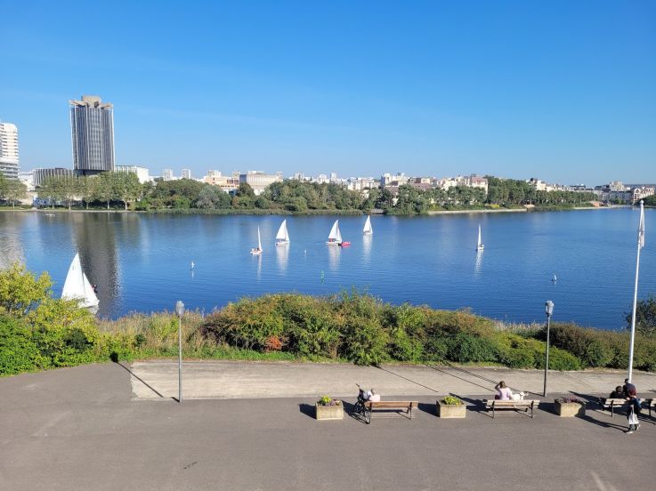La base - Île de loisirs de Créteil, ouverture de la baignade