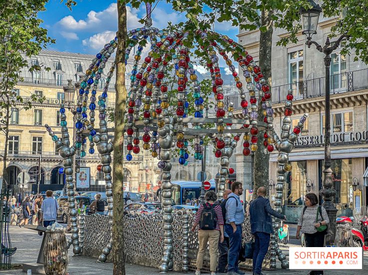 Métro Palais Royal - Musée du Louvre - Kiosque des Noctambules - Jean-Michel Othoniel