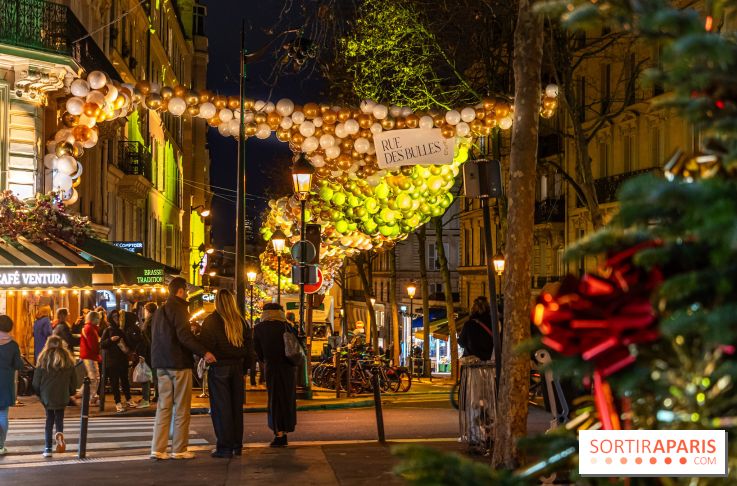La Rue des Bulles 2023 se dévoile, l'illumination magique de la rue des Martyrs