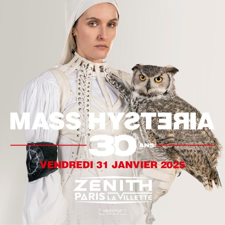 Mass Hysteria en concert au Zénith de Paris en janvier 2025