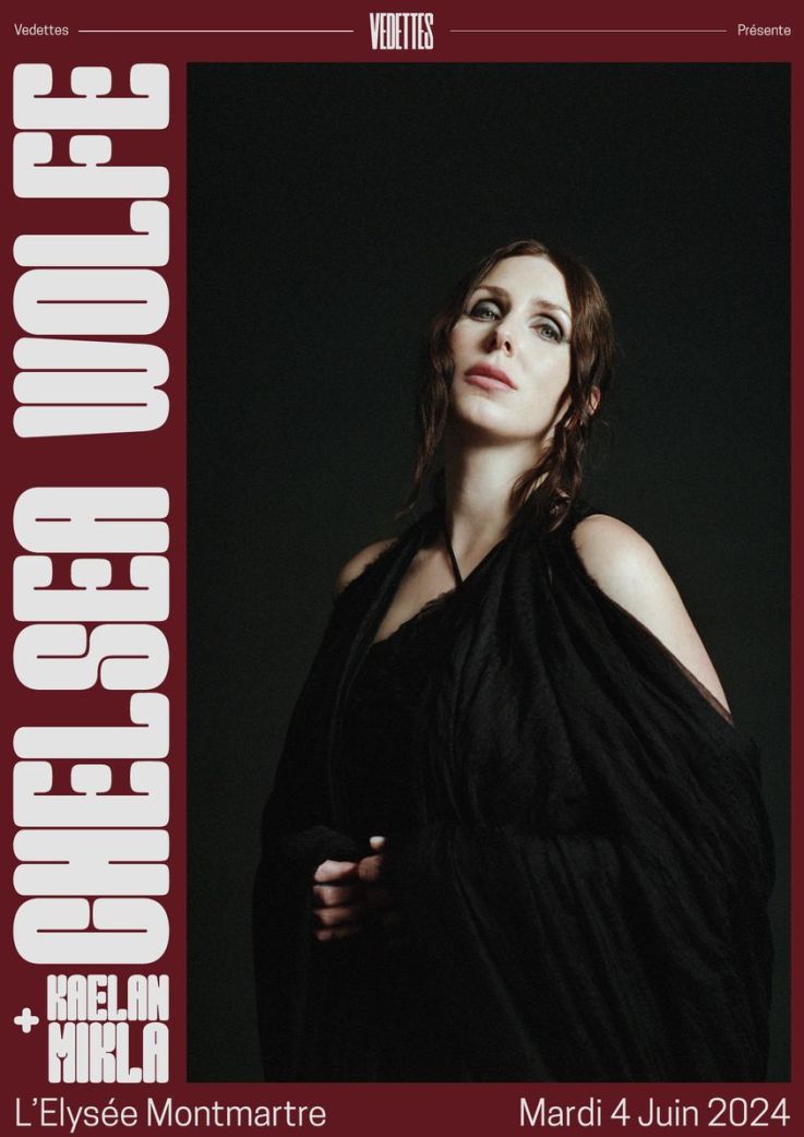 Chelsea Wolfe en concert à l’Elysée Montmartre à Paris en juin 2024