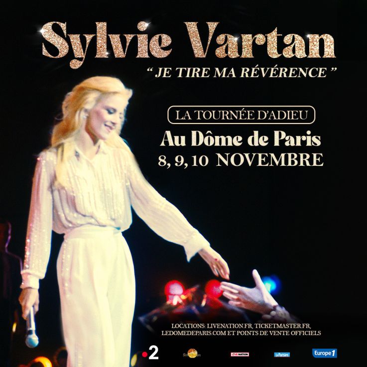 Sylvie Vartan en concert d'adieu au Dôme de Paris - Palais des Sports en novembre 2024