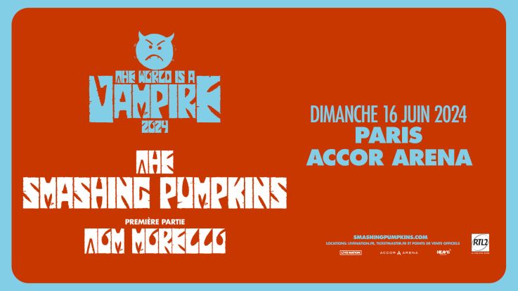 The Smashing Pumpkins à l'Accor Arena de Paris : quelle est la première partie ?