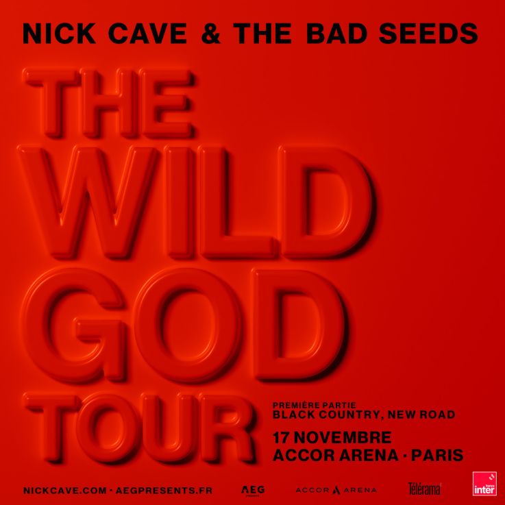 Nick Cave & The Bad Seeds en concert à l'Accor Arena de Paris en novembre 2024